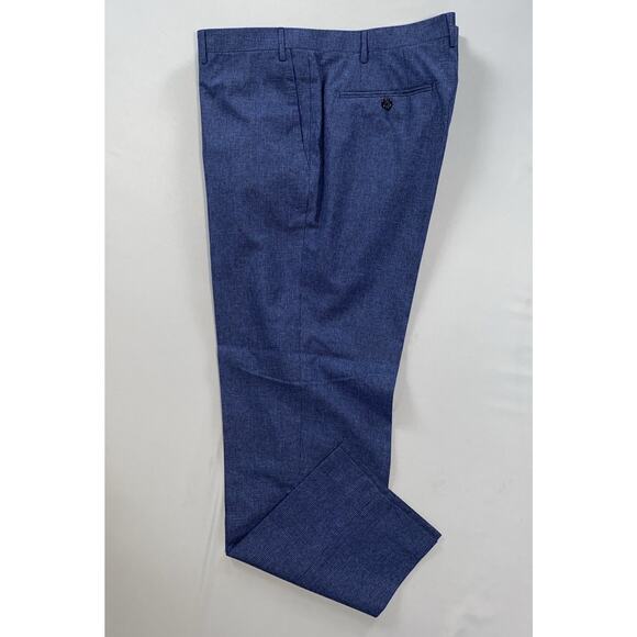 Corneliani Academy Flat Front Wool/Cotton/Silk Dress Pants Slacks. 58R 40X30.